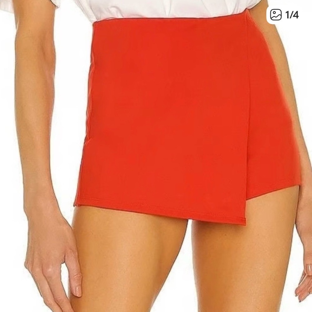 Superdown Red Women's Mini Skort sz M
